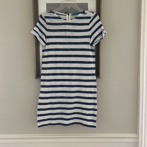 Alice + Olivia Blue and White Striped Knit Dress Sz Xs EUC